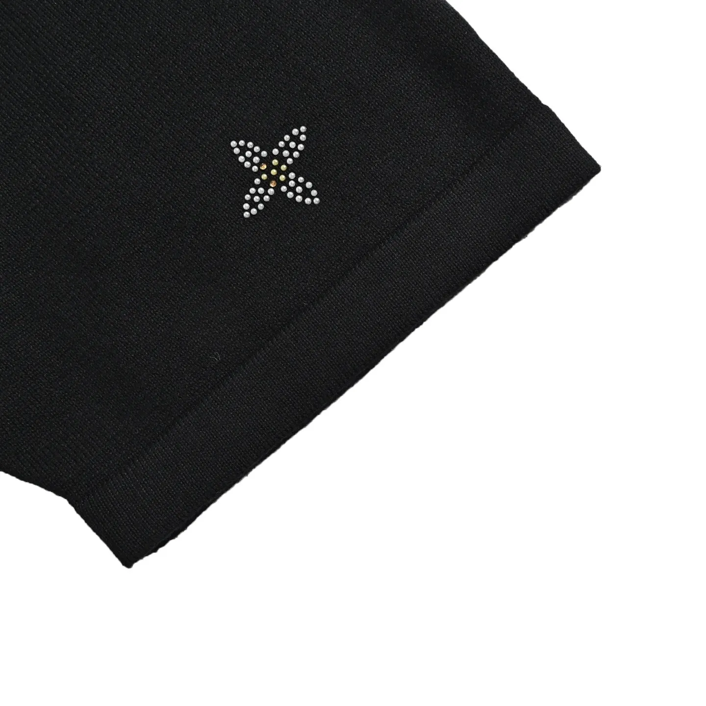 Louis Vuitton/Louis Vuitton 26ss presbyopia hot diamond knitted short sleeves